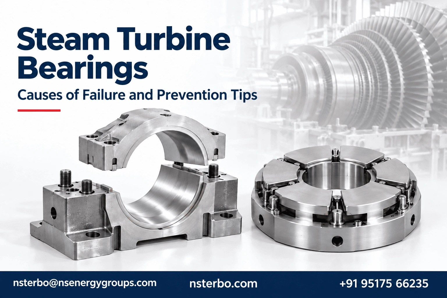 Steam Turbine Bearings: Causes of Failure and Prevention Tips